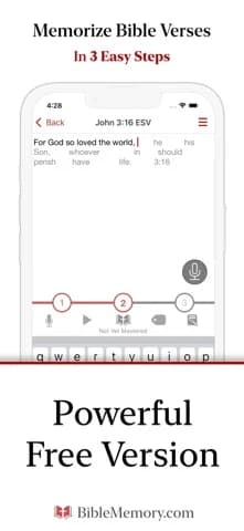 Official US iOS App Store image for The Bible Memory App