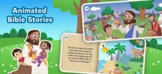 Official US iOS App Store screenshot for Bible App for Kids
