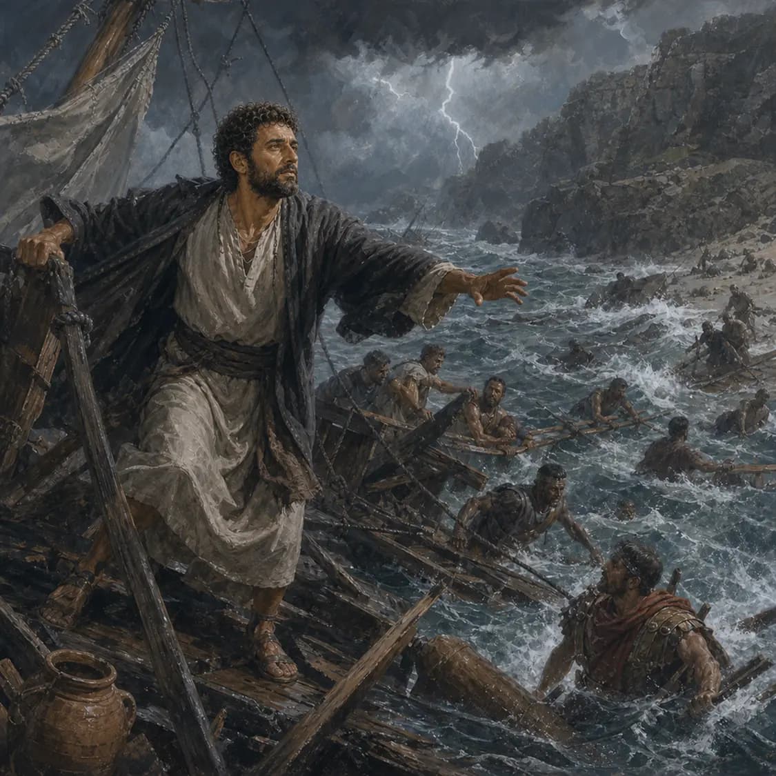 Paul Is Shipwrecked