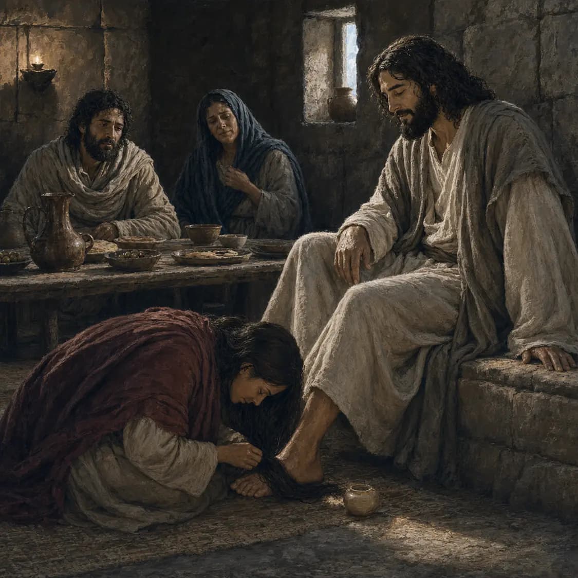 Mary Anoints Jesus at Bethany