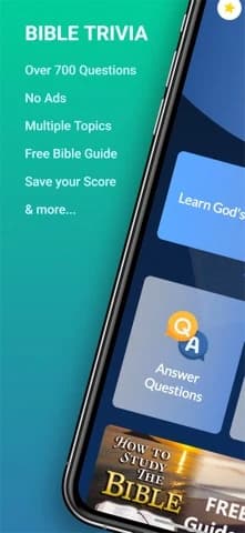 Official US iOS App Store screenshot for Bible Trivia Quiz - No Ads