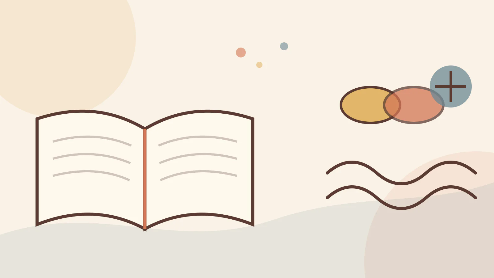 An open Bible with illustrated paths for miracles of jesus